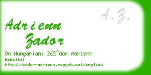 adrienn zador business card